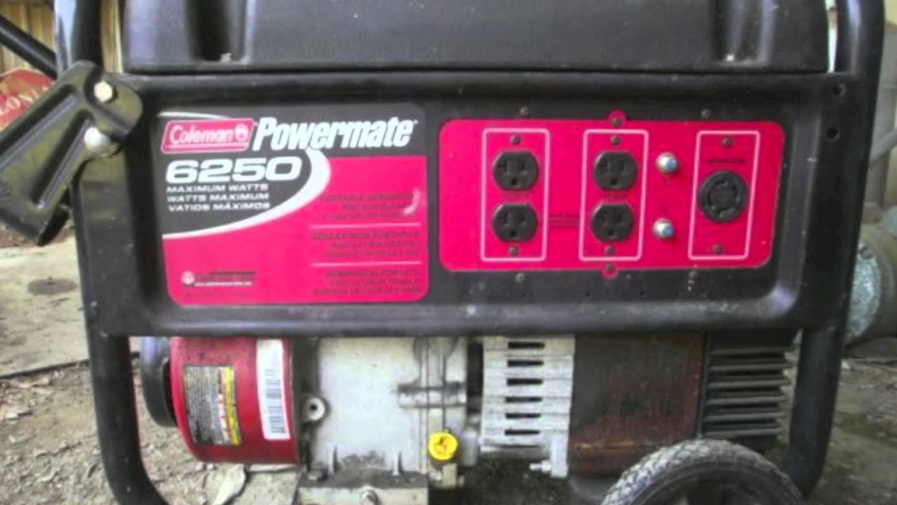 coleman powermate generator manual
